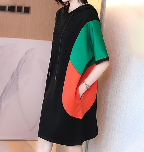 Hooded Sweater Dress